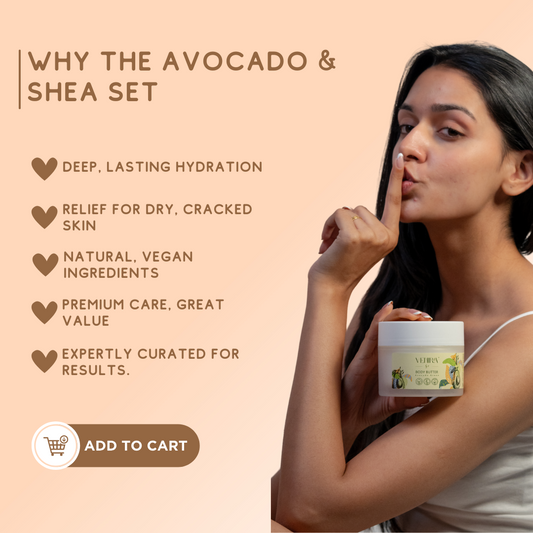 Venira Dry Skin Rescue: Avocado & Shea Hydration Set