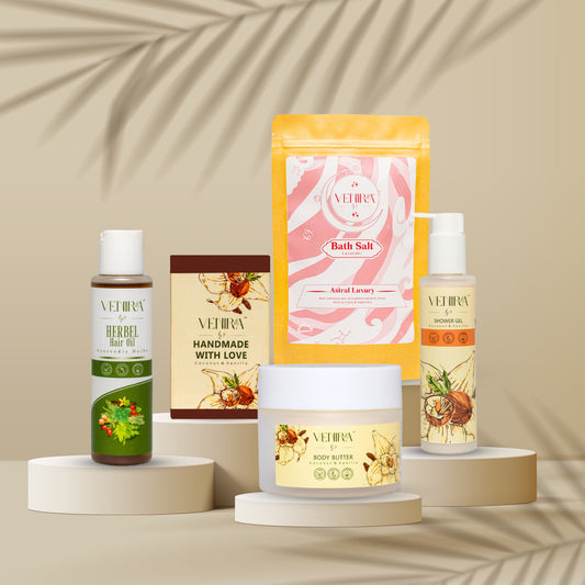 Venira's Luxurious 5-Piece Coco Vanilla & Herbal Collection