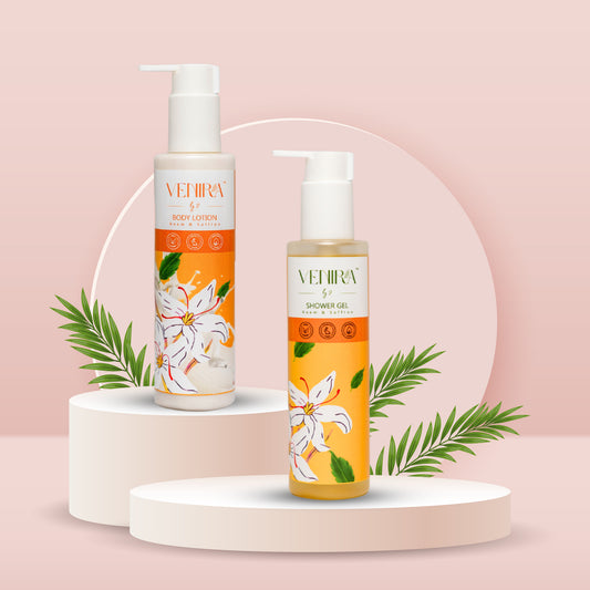 Glow & Go Combo: Venira Neem Saffron Body Care Duo