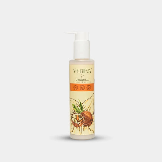 Venira Coconut Vanilla Creamy Shower Gel – pH-Balanced, Luxurious Lather