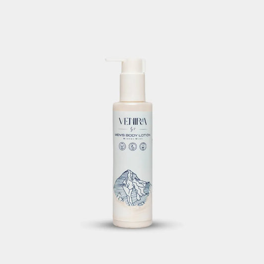 Venira Winter Mint Cooling Men’s Lotion – Post-Shave Soothing + 24H Moisture
