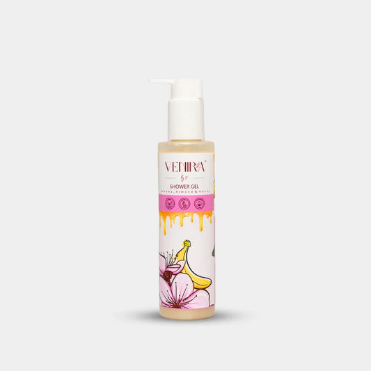 Venira Banana Almond Honey Moisture-Lock Shower Gel – Gentle for Daily Use